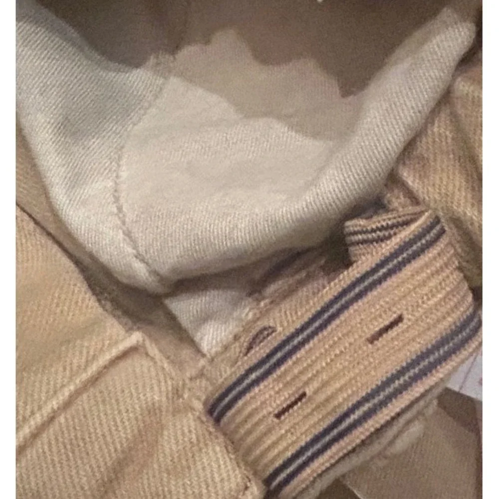 Gap Original Straight Leg Pants Kids 12 Tan Adjustable Waist Jeans Classic Basic